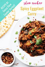 slow cooker y eggplant curry