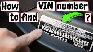 how to find vin number on car vehicle