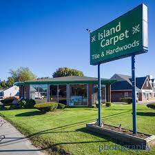 island carpet and tile