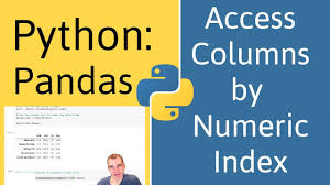 numeric index in pandas python