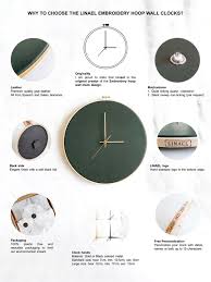 Leather Wall Clock Pearly Cream