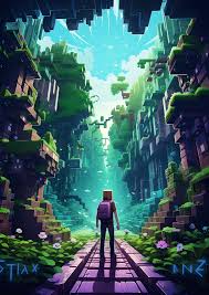 minecraft world posters prints by