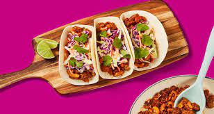 Sweet And Spicy Cashew Pork Tacos gambar png