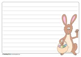 Writing easter draw and write. Easter Bunny Writing Template Teaching Ideas