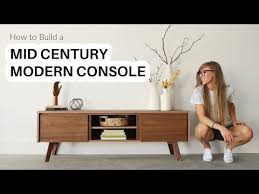 How To Build A Mid Century Console