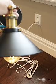For an easy update that will elevate any room, consider installing a wall light. How To Convert Hard Wired Light Fixtures Into A Plug In Remington Avenue