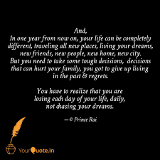 Receive daily quotes receive weekly quotes. And In One Year From Now Quotes Writings By Prince Rai Yourquote