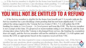 your va loan will be ineligible for a