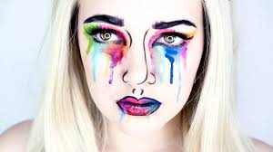 watercolour pop art makeup tutorial