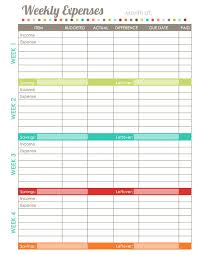 Worksheet_budget_weekly01 Weekly Budget Planner Budgeting