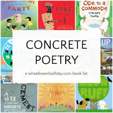 marvelous concrete poems collections
