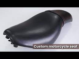 Custom Motorcycle Seat Leather