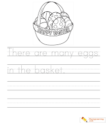 Easter is on the way and it's time for some easter writing activities! Easter Writing Worksheet 05 Free Easter Writing Worksheet