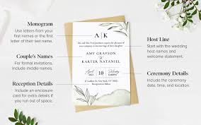 wedding invitation wording a complete