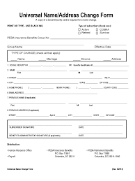Change Of Name Or Address Form 2 Free Templates In Pdf