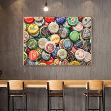 Beer Cans Wall Art Canvas Painting
