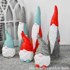 plaster gnomes with latex molds