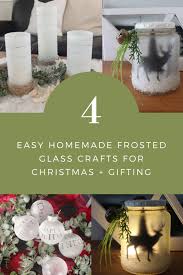 Frosted Glass Crafts Diy