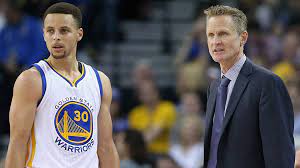 Steve Kerr to struggling Steph Curry ...