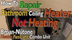 nutone broan heater fix bathroom