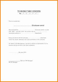 Letters to whom it may concern are letters addressed to unknown recipients. Employment Verification Letter Template Word New Employment Verification Letter To Whom It May Concern Letter Template Word Lettering Letter Writing Template