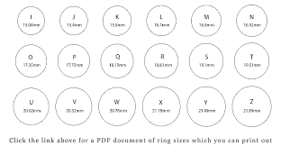 Ring Size Chart Printable Famous Ring Images Nebraskarsol Com