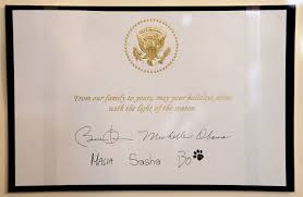 greeting cards from the white house