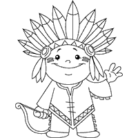 The native american coloring sheets make a great activity to talk about thanksgiving and pilgrims. Native American Coloring Pages Surfnetkids