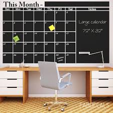 Large Office Wall Calendar Vinyl Decal