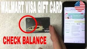 check walmart visa gift card balance