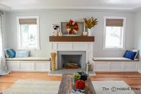 Fireplace Makeover With Built In Window