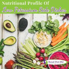 low potium side dishes