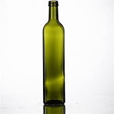 25 Oz Dark Green Olive Oil Glass