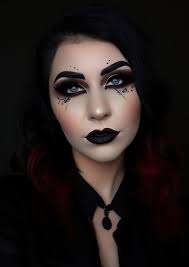 halloween makeup and gothic photoshoot