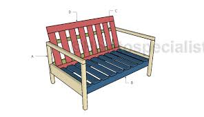 Wooden Loveseat Plans Howtospecialist
