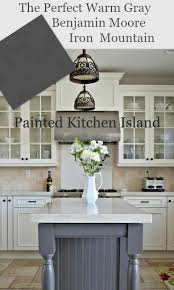 painted kitchen island