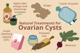 shrink an ovarian cyst without surgery