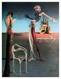 Milou woman with flower head dali surrealist. Robot Check Salvador Dali Paintings Salvador Dali Art Dali Paintings