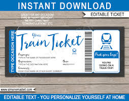 printable train ticket gift voucher