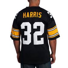 Franco Harris 32 Mens Mitchell Ness Authentic Home Jersey