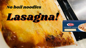 easy lasagna with oven ready noodles