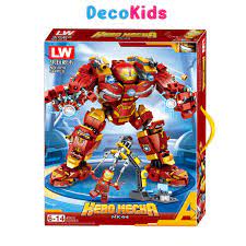 Bộ lego xếp hình robot Iron Man 3 in 1 đồ chơi lắp ráp rèn luyện tư duy cho  bé - Đồ chơi học tập