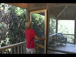 how to install a solid wood screen door