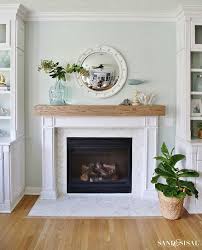 Diy Wood Beam Mantel Home Fireplace