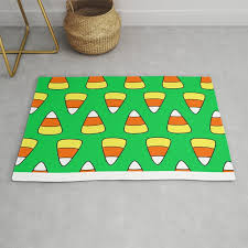 green candy corn rug by the wellington