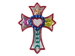 Celestial Cross With Mirror Handmade In