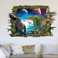 3d dinosaurs wall stickers decals