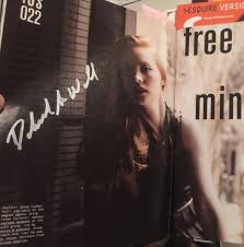 signed nylon magazine by deborah ann