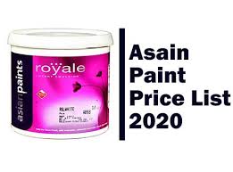 asian paint list 2020 latest