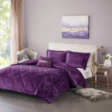 Good Quality Purple Velvet Bedding Set